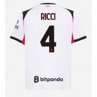 Pánský Fotbalový dres AC Milan Samuele Ricci #4 2025-26 Venkovní Krátký Rukáv